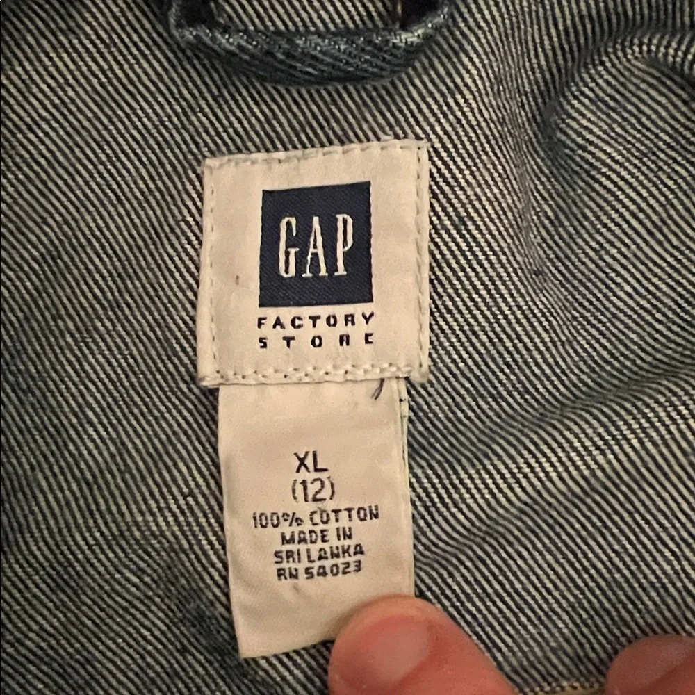 GAP Factory Kids Dark Indigo Jean Jacket